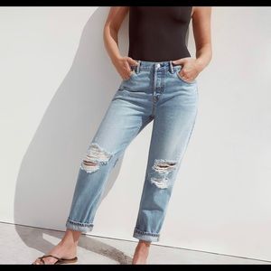 Everlane destructed oversize jean sz 28